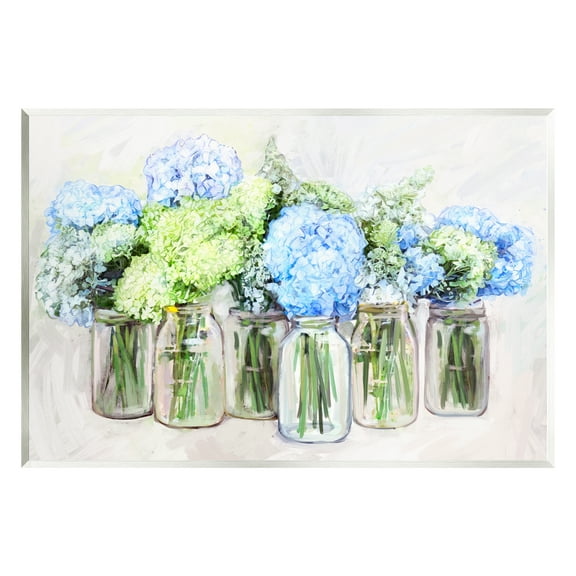 Stupell Abundant Hydrangea Bouquet Garden Botanical & Floral Painting Wall Plaque Unframed Art Print Wall Art