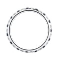thumbnail image 3 of HeartsAndYou 2ct Round Natural Blue Sapphire & Moissanite Eternity Band 14k SOLID White Gold, 3 of 9