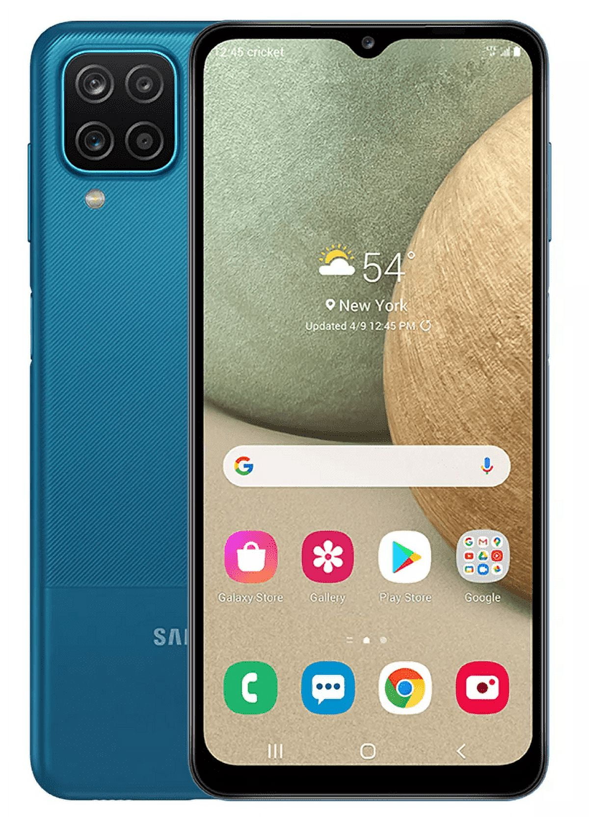 Samsung Galaxy A12 本体 青 AT&T Samsung Galaxy A12, 32GB, Blue - Prepaid, 6.5