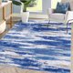 thumbnail image 2 of Alfombra abstracta moderna Haperlare, lavable, suave, antipelusas, con estampados múltiples, 1,22 m x 1,83 m, azul, 2 of 7