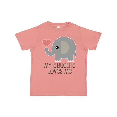 

Inktastic My Abuelita Loves Me Grandchild Gift Gift Toddler Boy or Toddler Girl T-Shirt