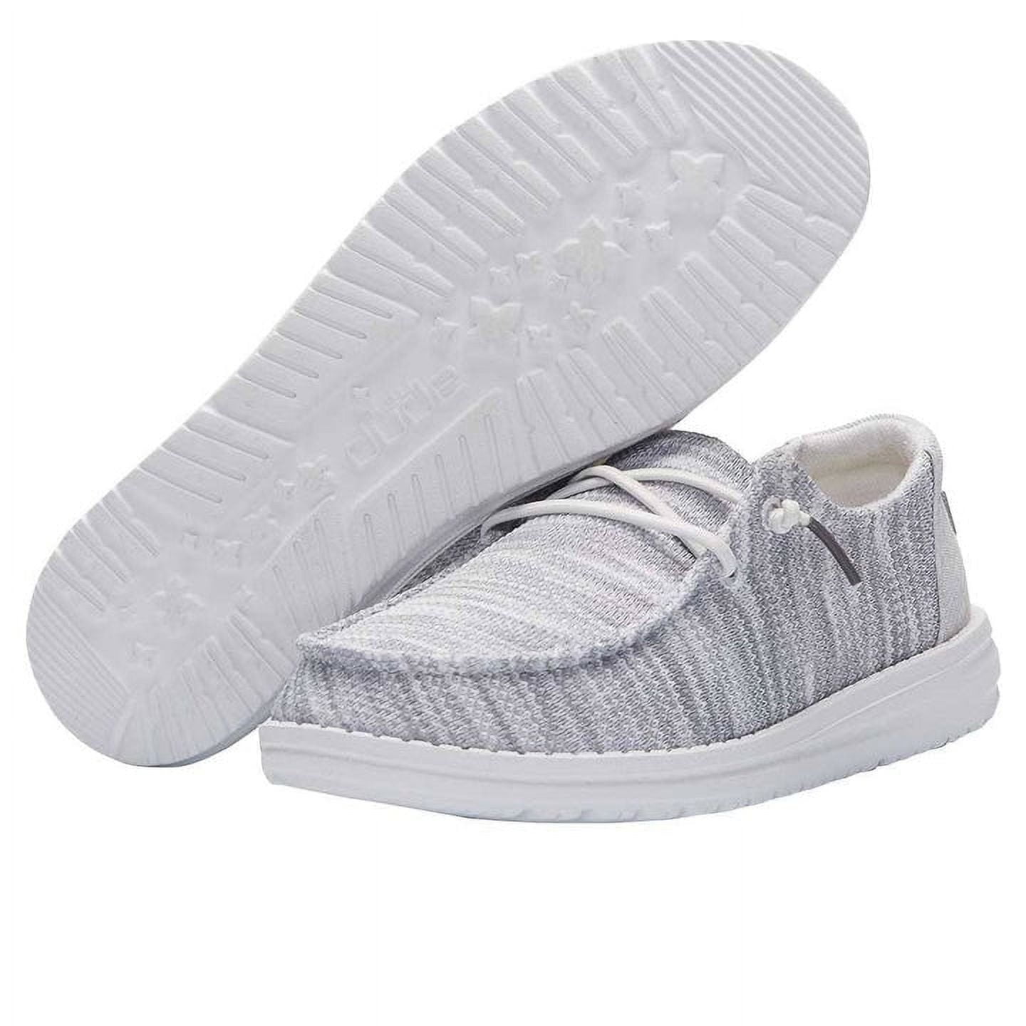 HEYDUDE Women's Wendy Sox Glacier Grey Cotton Footwear