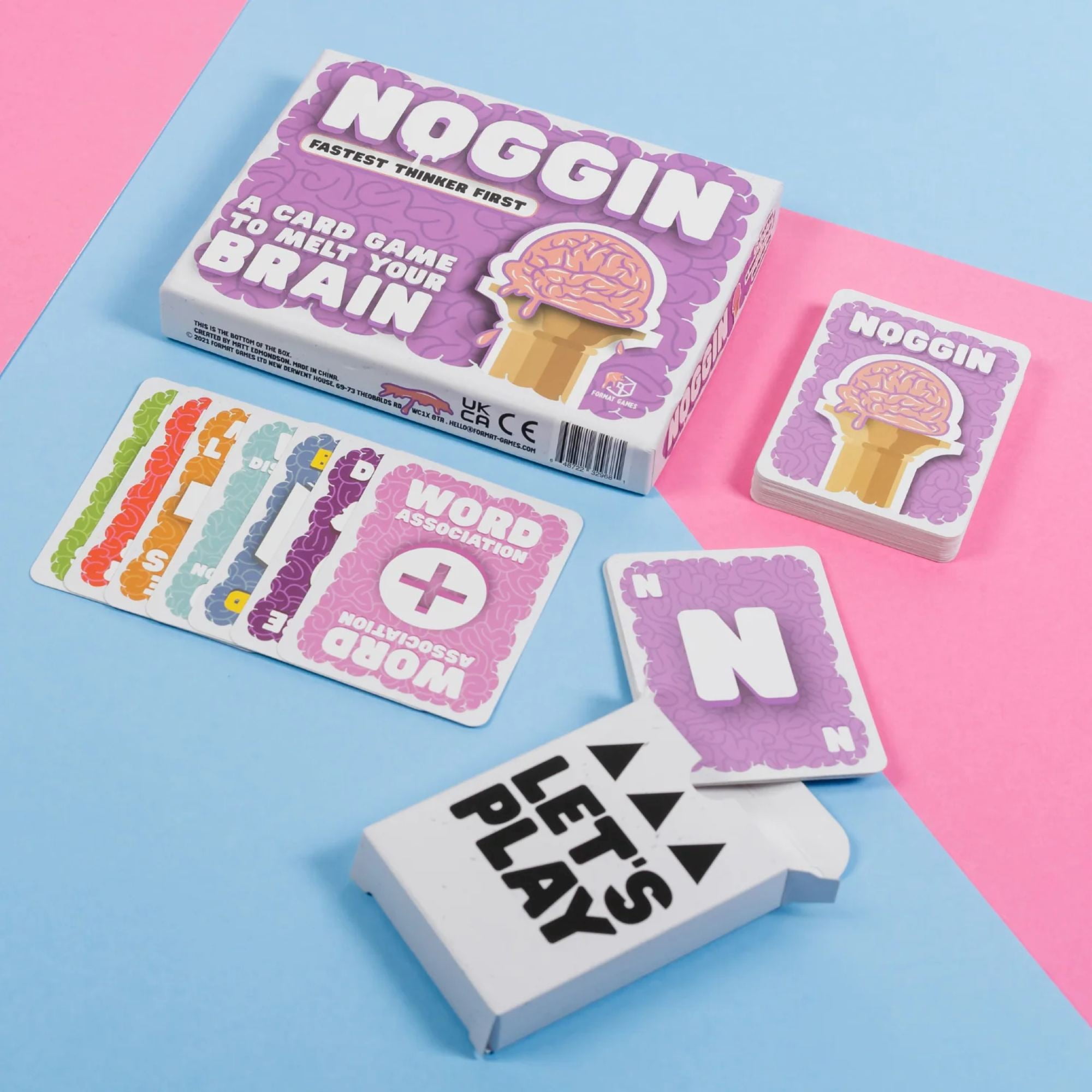 Noggin Family Party Card Game for Ages 10+, from Asmodee