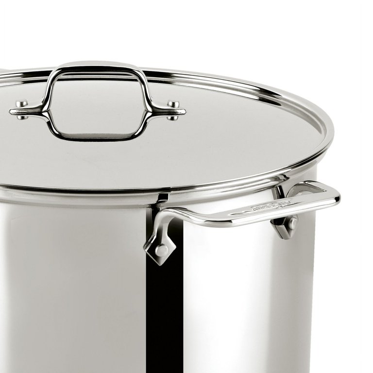 調理器具 All-Clad 16 QT. STOCK POT Amazon.com: All-Clad Simply Strain Stainless Steel Stockpot