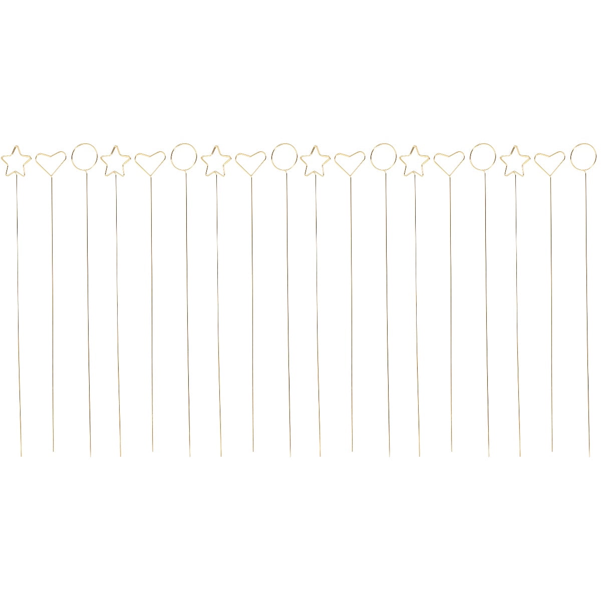 60 Pieces Floral Picks with Wedding Flower Card Holders and Photo Picture Holders for Event and Party Decorations