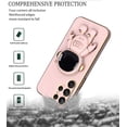 thumbnail image 6 of Compatible with Samsung Galaxy S23 Ultra Case Silicone TPU Plating, Samsung S23 Ultra Phone Case Cute Astronaut Pattern Cover with Stand for Women Girls (Pink), 6 of 14