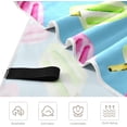 thumbnail image 2 of Coolnut Beach Towels Ice Cream Camping Towels Green Colorful Sand Free Beach Towel, 30"x60" Large Beach Towels Quick Dry Bath Travel Towels Pool Yoga Beach Mat for Men Women, 2 of 6