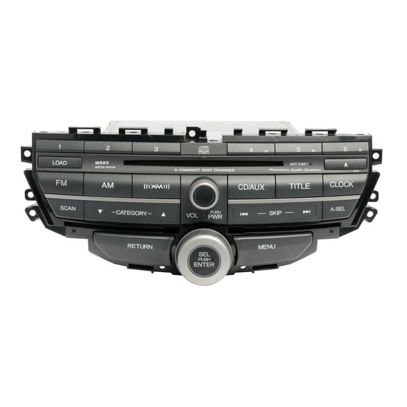 Restored 2010 Honda Accord AM FM XM Radio 6 Disc CD MP3 Player 39100T00L411M1 Opt 3PAE (Refurbished)