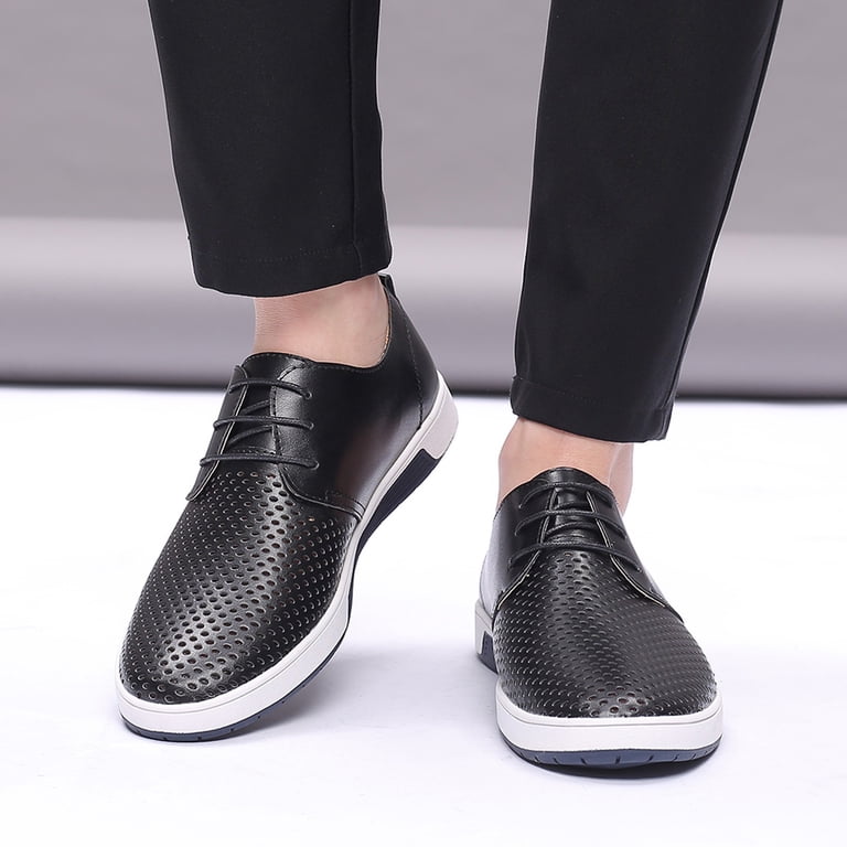 IUJSOY Mens Casual Oxford Shoes Breathable Dress Shoes  display picture 1