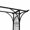 thumbnail image 5 of vidaXL Garden Arch, Arch Trellis, Metal Arch, Weather-Resistant, 80.3"H x 78.7"W Black, 5 of 5