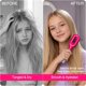 thumbnail image 5 of Purple Hair Brush with Water Spray, Fine Mist Detangling Tool for Natural Curly Coily Hair, Anti-Frizz Wet & Dry Styling for Textured Hair Care(1, Purple), 5 of 9