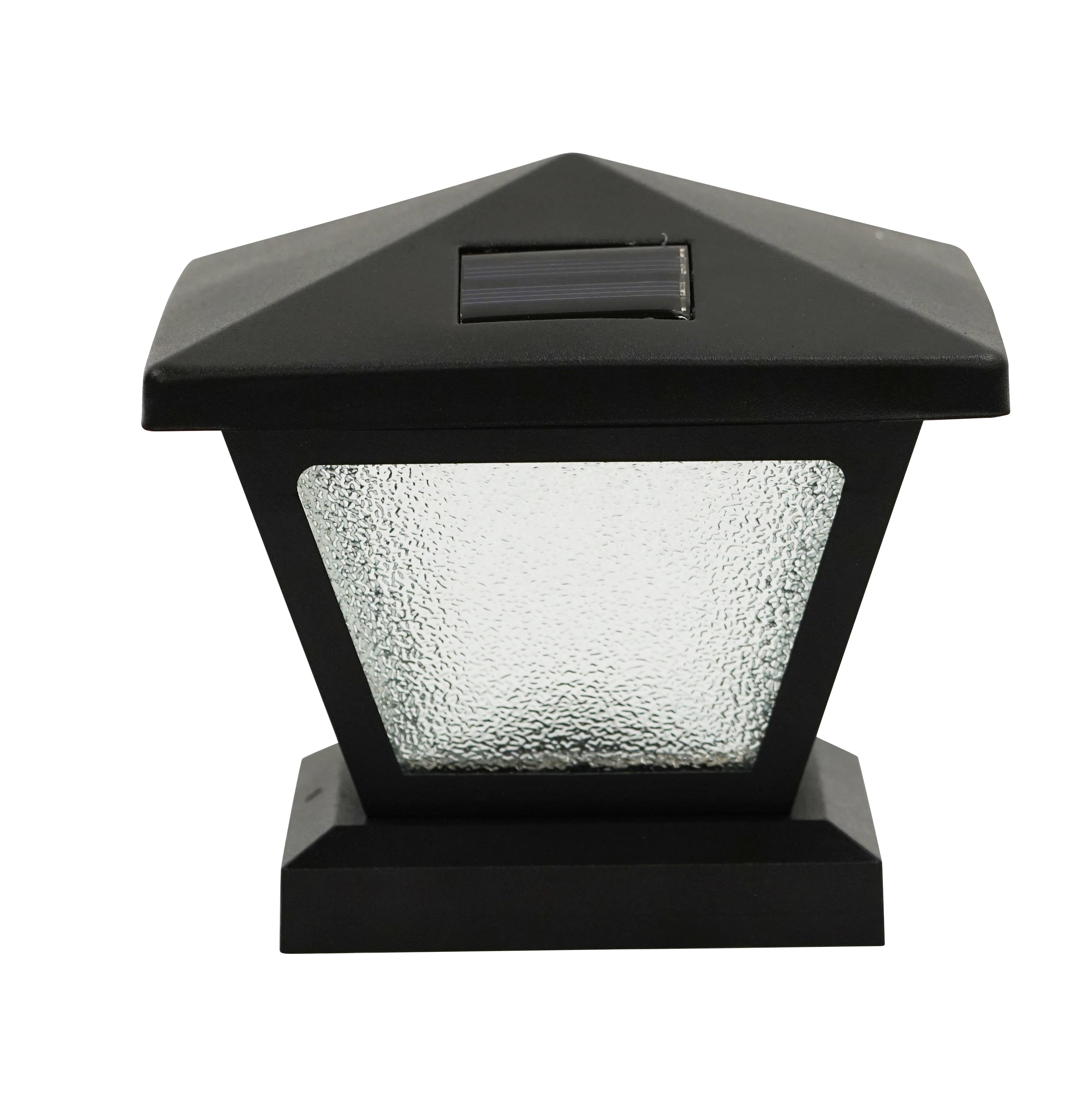 Moonrays 90043 Black Solar Metal Post Path Light