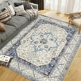 thumbnail image 3 of Floral Area Rug, Washable Non-Slip Low-Pile Rug for Living Room and Kitchen, 3 of 7
