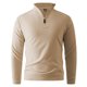 thumbnail image 2 of pstuiky Camisas suaves de manga larga para hombre, Suéter de punto cálido de color sólido de moda informal para hombre, manga larga, top redondo tops de invierno para hombre s, 2 of 9