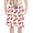 Red Cherry Hearts Print, variant on Binienty Men's Board Shorts Swim Trunks With Floral Skull Print - Quick Dry Shorts for Summer Beach Vacation and Water Sports