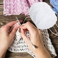 thumbnail image 4 of 2 Rouleaux de Fils de Tricotage Multifonction en Molleton Corail Fils de Crochet Pratiques Fils de Tricotage Portatifs, 4 of 9