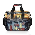 thumbnail image 2 of City Scenery at Night Insulated Lunch Bag 15L Cooler Box for Women Men Work Camping Beach Travel, 2 of 7