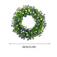 thumbnail image 3 of JoyMoreHome Spring Summer Wreath for Door 23" Artificial Floral Wreath with Multicolor Flowers, Greenery, Ferns, and Wildflowers - Vibrant Seasonal Wreath for Indoor and Outdoor Home Décor, 3 of 5
