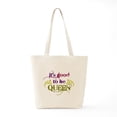 thumbnail image 6 of CafePress - Its Good To Be Queen Tote Bag - Unisex Canvas Tote Bag, Beige, 1-Piece, 6 of 7