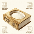 thumbnail image 4 of Book Shaped Cat Bed – Cute Book Nook Sleeping Nest for Home Decor, 4 of 5