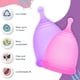 thumbnail image 2 of Copa Menstrual de Silicona Cuidado Menstrual para Mujeres Copa Menstrual Copa Menstrual a Prueba de Fugas Laterales (1 Paquete, Púrpura S) JAMW Sencillez, 2 of 5