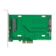 thumbnail image 2 of Tarjeta adaptadora SSD actualice fácilmente servidores a unidades SSD NVMe Tarjeta elevadora de 40 Gbps para 983 DCT para 10 ANGGREK Otros, 2 of 8