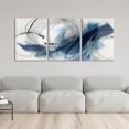 thumbnail image 1 of Hieng 3Pieces Canvas Wall Art Decor Modern Artwork Painting Print Abstract Brown And Beige Swirls Poster Wall Art for Living Room Home Decoration （Only canvas）, 1 of 5