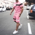thumbnail image 2 of Men's Suit Set for Men Product Category and Title Optimized Description | Athletic Two-Piece Tracksuit with Striped Squares Design for, 2 of 6