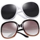 thumbnail image 1 of Gafas de sol Joopin Oversized Polarized para mujer blanco+marrón, 1 of 6