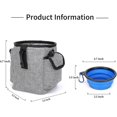 thumbnail image 3 of Dog Treat Bag, Puppy Treat Bag, Pet Training Bag, Treats 4 Ways To Wear Tote Bag To Carry Kibble Treats, 3 of 5