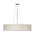 thumbnail image 6 of Meyda 151078 36 in. Cilindro White Textrene Pendant, Nickel - Fabric Contemporary Acrylic, 6 of 7