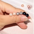 thumbnail image 3 of K-KED S925 Silver Genuine Cultured Freshwater 5-12mm Pearl Stud Earrings Gift-Gray-9-10 mm, 3 of 9