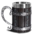thumbnail image 2 of Advancent Taza de bebida de jugo de vino de acero inoxidable, reemplazo elegante Vintage, empuñadura vikinga, taza de resina para fiesta, Barra de herramientas, 2 of 6