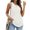 White, variant on Sunshuilll Loose Fit V-Neck Sleeveless Tank Tops, Women's