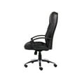 thumbnail image 4 of Boss Office Products High Back LeatherPlus Executive Chair with Chrome Base and Casters, Black, 4 of 6