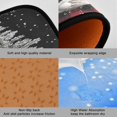 thumbnail image 2 of 2-Piece Kitchen Rugs Set Non-Slip Mats Carpet Floor for Kitchen, Bathroom (19.7"x27.6" & 19.7"x47.2") Christmas Snowman, 2 of 7