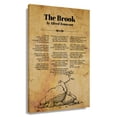 thumbnail image 1 of The Brook Poem Wall Art Alfred Lord Tennyson Quotes Wall Art Poetry Posters for Room Picture Painting for Bathroom Giclee Canvas Prints Decor Framed 20x30 in, 1 of 5