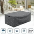 thumbnail image 6 of Patio Furniture Covers Outdoor Sectional Sofa Couch Set Covers Waterproof Heavy Duty Outside Rectangular Garden Dining Table Chair Set Cover, 6 of 7