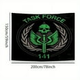 thumbnail image 7 of Versatile Call of Duty Task Force Tapestry (38x28in) - Lightweight, Quality Polyester Decor for Indoor/outdoor, Perfect Gamer Gift - Comes with Free Installation Accessories, 7 of 7