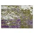 thumbnail image 2 of Addison Rugs Chantille Indoor/Outdoor Transitional Abstract Olive Washable Rectangle Rug, 1'8" x 2'6", 2 of 6