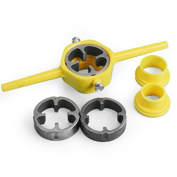 Pipe Thread Making Tool Set Pvc Water Pipe Die Threader Maker Pump Repair Tool A Fangkenuo