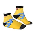 thumbnail image 2 of Lsque Sml Jeffy Printed Crew Socks, Moisture-Wicking Socks, Athletic Socks for Men Breathable Cushion Socks Casual Sport Socks for Running Traveling, 2 of 6