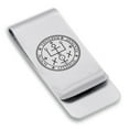 thumbnail image 1 of Stainless Steel Seal of Archangel Raphael Classic Slim Money Clip Credit Card Holder, 1 of 2