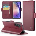 thumbnail image 1 of Funda tipo cartera para Samsung Galaxy A54 5G con bloqueo RFID, tarjetero, soporte magnético, funda protectora de piel con tapa para Samsung Galaxy A54 5G de 6,6 pulgadas, 1 of 6