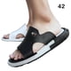 thumbnail image 2 of Sandalias Qarigey 2 piezas estilo informal hombre caminar playa sandalias niños zapatillas de cuero punta Calzado Blanco negro talla 42, 2 of 6