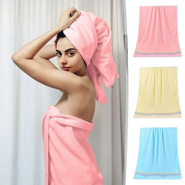 Toalla de baño grande 100% algodón | Secado rápido y absorbente suave | Fular extra grande y grueso para adultos | Ligero, duradero, respetuoso con la piel | 54x23 in, Easy Care, multiusos para