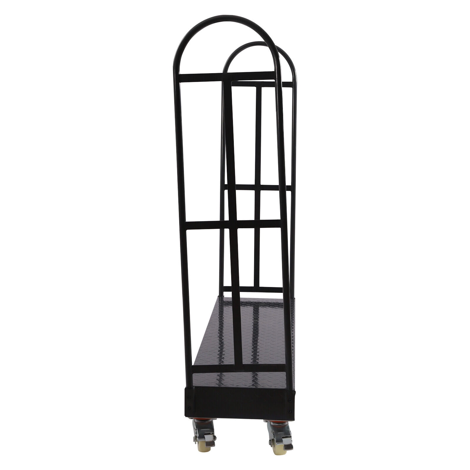 2000lbs Heavy Duty Steel Dolly U-Boat Utility Material Cart Platform Hand Truck