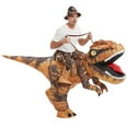 thumbnail image 6 of GOOSH 63 inch Inflatable Dinosaur Costumes for Adults, Blow Up Dinosaur Costume Adult Size, Funny Halloween Costumes for Adults Men Women Unisex Halloween Party Cosplay, 6 of 7