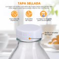 thumbnail image 2 of Botella de Vidrio para Leche, 4pcs Botella de Vidrio1L, Botellas de Vidrio con Tapa (4 Tapas, 2 Tap&oacute;n de Paja), Cepillo de Limpieza,Botella Vidrio Antideslizante Y Reutilizable, para Jugo,, 2 of 6