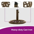 thumbnail image 5 of vidaXL Umbrella Weighted Base Patio Parasol Stand for Poles of 1.4"/1.5"/1.9", 5 of 9